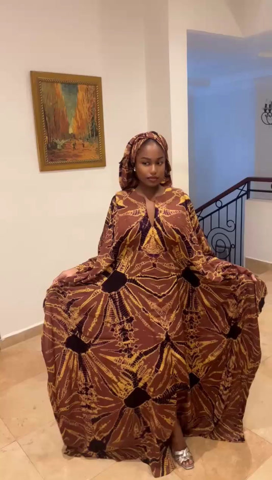 Ayeesha Dress (Brown)